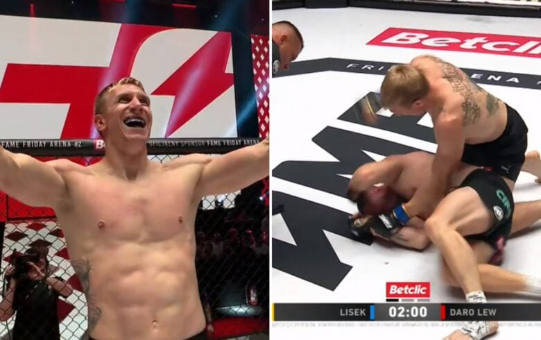 FAME Friday Arena 2: Piotr Lisek świetnie debiutuje w MMA
