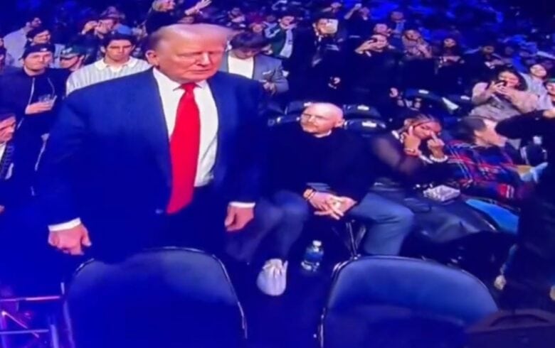 Donald Trump był obecny na UFC 295