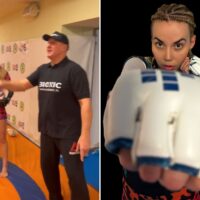 Marianna Schreiber trenuje MMA z trenerem Oknińskim