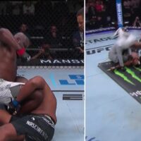 UFC on ESPN 56: Derrick Lewis efektownie nokautuje Rodrigo Nascimento w walce wieczoru [WIDEO]