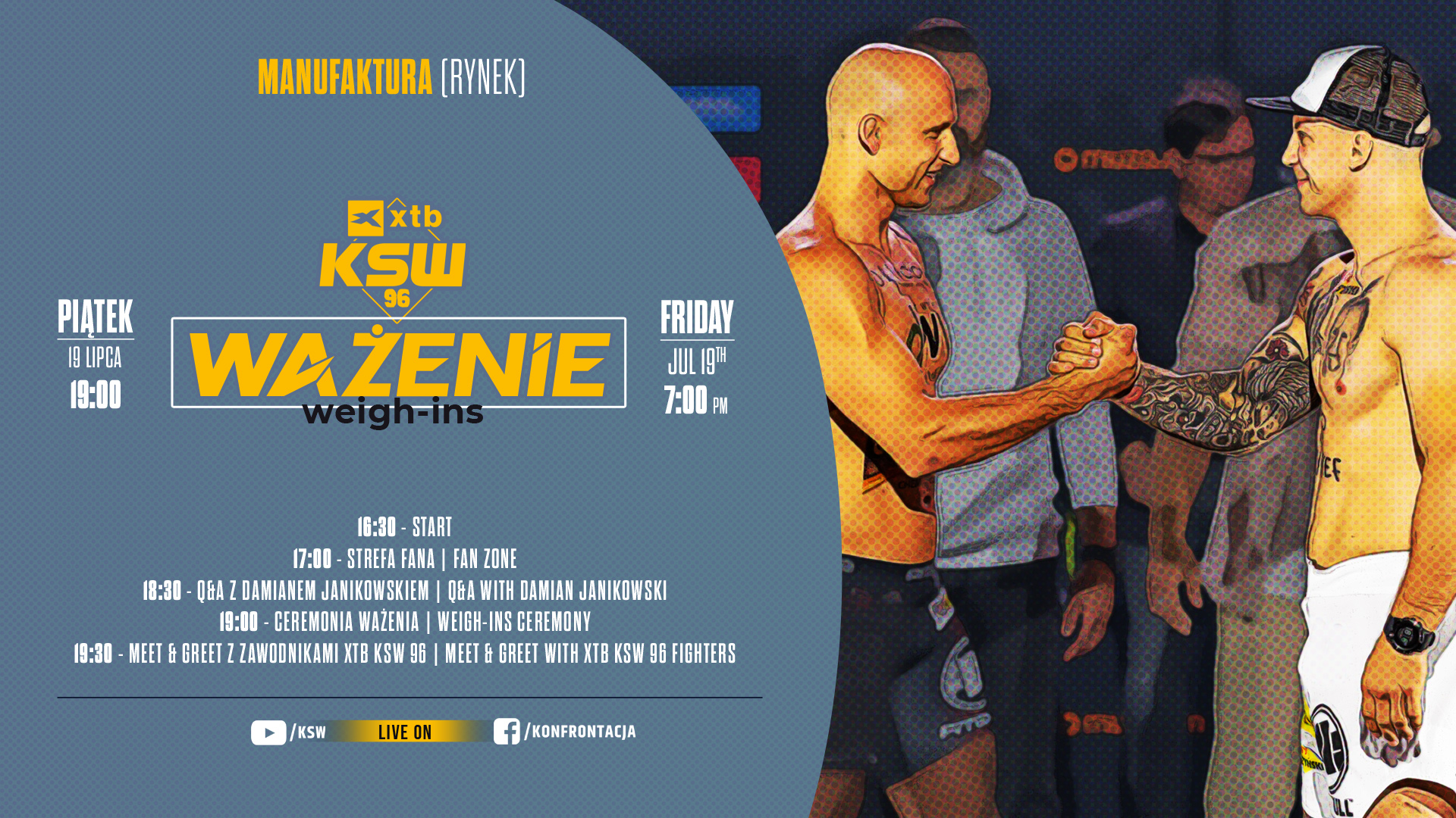 Outcomes of the morning weigh-in earlier than KSW 96. Weigh-in ceremony at 7:00 PM [WIDEO]